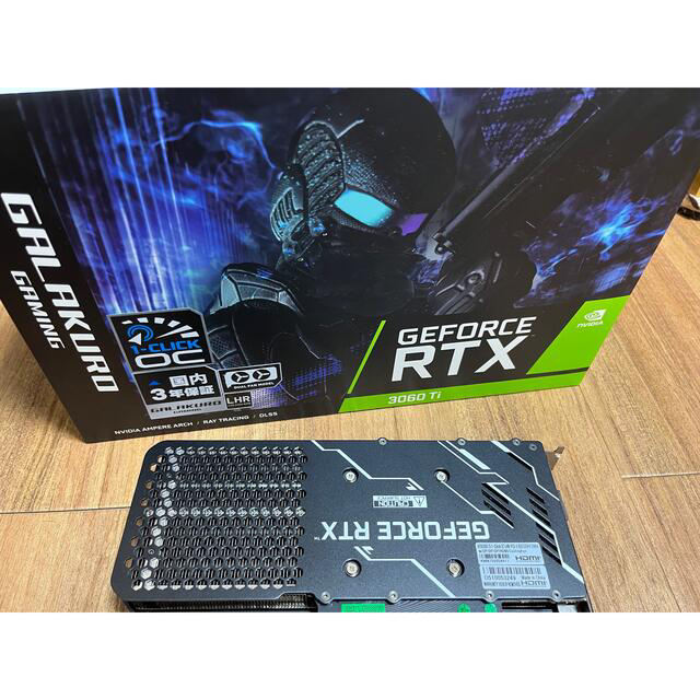 PCパーツRTX3060ti グラボ 玄人志向 メーカー3年保証