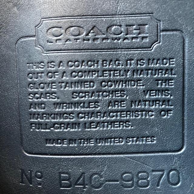 COACH(コーチ)の希少色 オールドコーチ　2way　ショルダーバッグ　ネイビー　クロスボディ レディースのバッグ(ショルダーバッグ)の商品写真