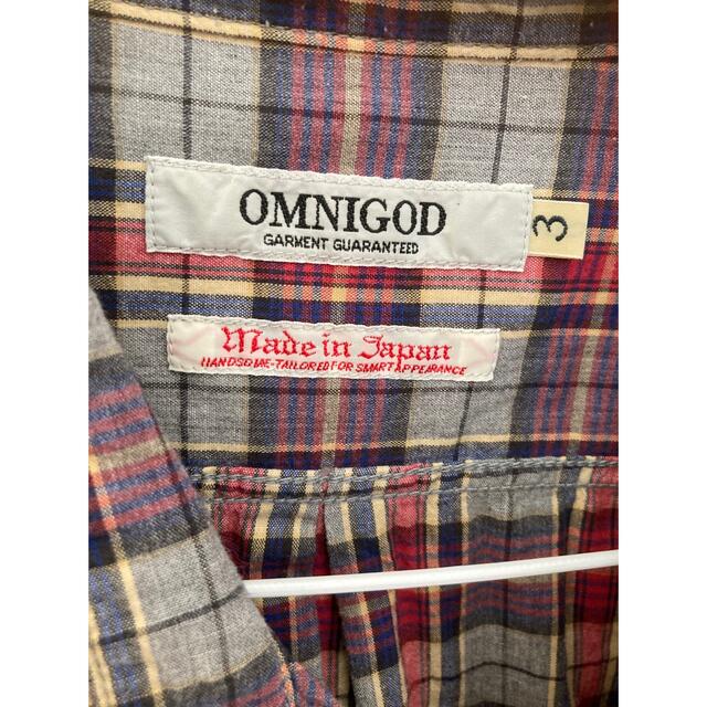 OMNIGOD(オムニゴッド)の値下げ中　オムニゴッド  omnigod チェックシャツ メンズのトップス(シャツ)の商品写真