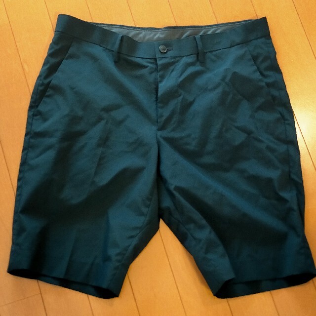 ユニクロ ハーフチノパン ネイビー Mサイズ bluke.com.br