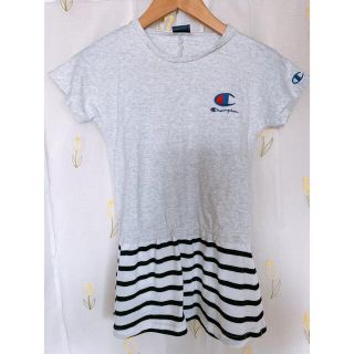 チャンピオン(Champion)のチャンピオン カットソー 女の子 グレー 120cm(Tシャツ/カットソー)