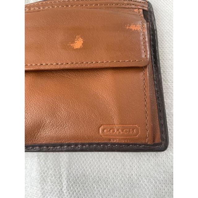 COACH(コーチ)のCOACH二つ折り財布　ブラウン メンズのファッション小物(折り財布)の商品写真