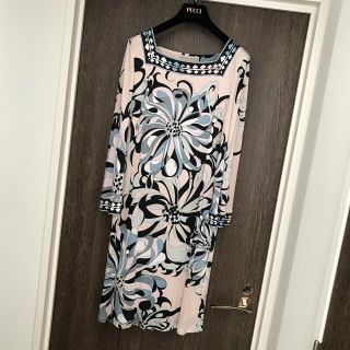 エミリオプッチ(EMILIO PUCCI)の【※専用です】エミリオプッチEMILIOPUCCIワンピースOP幾何学模様(ひざ丈ワンピース)