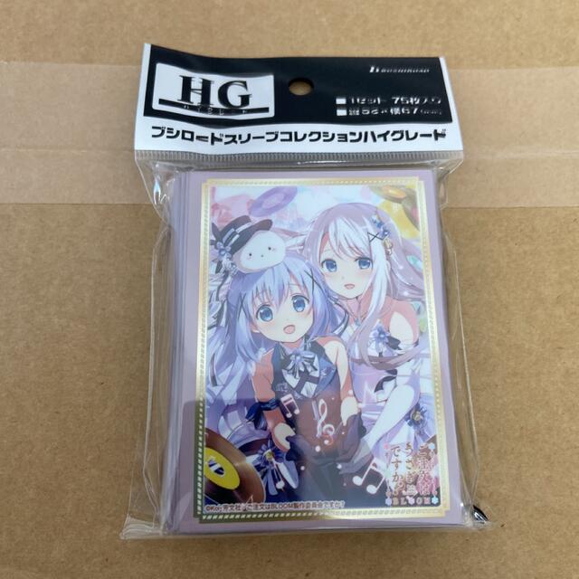 BUSHIROAD ご注文はうさぎですか？ ごちうさ チノ＆サキ スリーブ エンタメ/ホビーのトレーディングカード(カードサプライ/アクセサリ)の商品写真