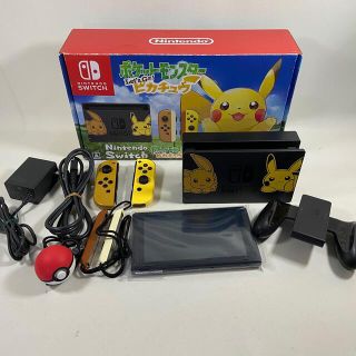 ニンテンドースイッチ(Nintendo Switch)のニンテンドースイッチ Let's go! ピカチュウ バージョン(家庭用ゲーム機本体)