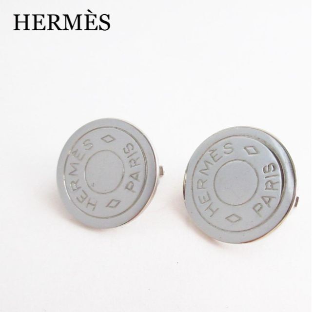 大人の上質 美品 エルメス HERMES セリエ シルバー イヤリング ilam.org