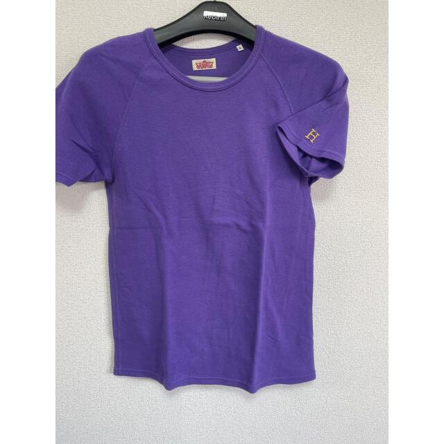 HOLLYWOOD RANCH MARKET(ハリウッドランチマーケット)のたくみ様専用　ハリウッドランチマーケット　ハリラン　Tシャツ 紫 メンズのトップス(Tシャツ/カットソー(半袖/袖なし))の商品写真