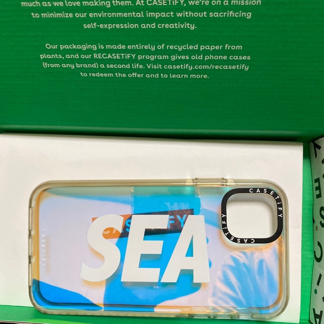 WIND AND SEA(ウィンダンシー)のCASETIFY × WIND AND SEA iPhone11 ケース スマホ/家電/カメラのスマホアクセサリー(iPhoneケース)の商品写真