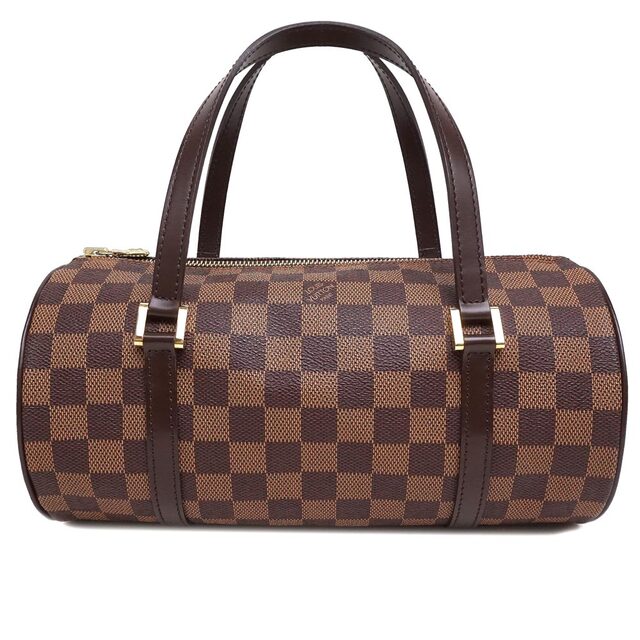芸能人愛用 エベヌ ダミエ ヴィトン ルイ - VUITTON LOUIS パピヨン 茶