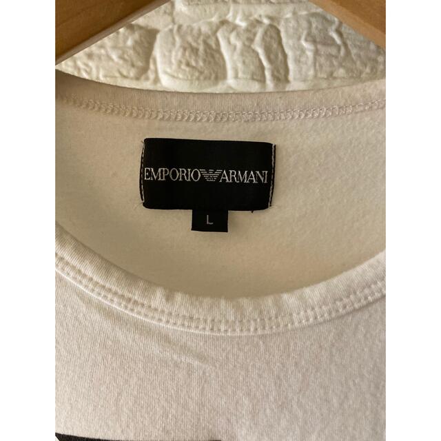 Emporio Armani(エンポリオアルマーニ)のHkA様専用！ 正規品 エンポリオアルマーニ Tシャツ Lサイズ メンズのトップス(Tシャツ/カットソー(半袖/袖なし))の商品写真