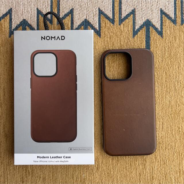 iPhone(アイフォーン)のNOMAD iphone13pro magsafeケース ブランレザー ノマド スマホ/家電/カメラのスマホアクセサリー(iPhoneケース)の商品写真