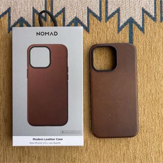 アイフォーン(iPhone)のNOMAD iphone13pro magsafeケース ブランレザー ノマド(iPhoneケース)