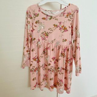 エイチアンドエム(H&M)のH＆M ワンピース ユニコーン ピンク 110/116(ワンピース)