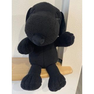 スヌーピー(SNOOPY)のカウズXユニクロコラボ スヌーピー　黒(ぬいぐるみ)