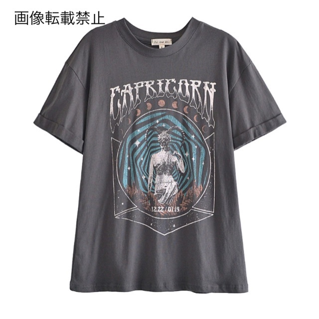 ????4月新作????7858◆プリント ロゴ 半袖 Tシャツ