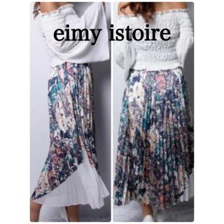 エイミーイストワール(eimy istoire)の美品　eimy istoire エイミーイストワール　花柄　ロングスカート　(ロングスカート)