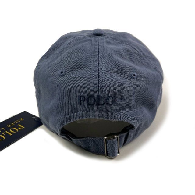 POLO RALPH LAUREN(ポロラルフローレン)のポロ ラルフローレン キャップ ポニー刺繍 コットン(OS)青 190131 メンズの帽子(キャップ)の商品写真