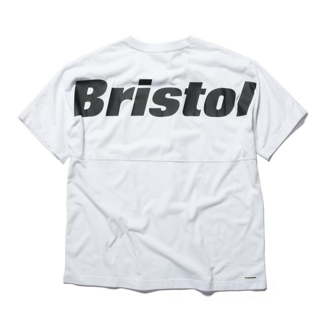 F.C.R.B.(エフシーアールビー)のFC.Real Bristol WIDE BIG LOGO TEE ホワイトL メンズのトップス(Tシャツ/カットソー(半袖/袖なし))の商品写真