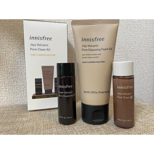 Innisfree(イニスフリー)の【新品】イニスフリー クレンジング キット ブラックティー コスメ/美容のキット/セット(サンプル/トライアルキット)の商品写真