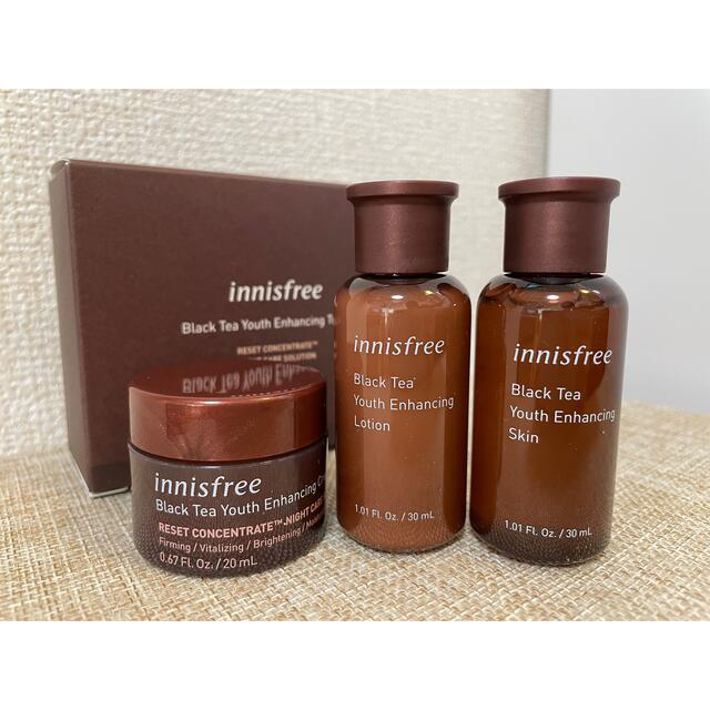 Innisfree(イニスフリー)の【新品】イニスフリー クレンジング キット ブラックティー コスメ/美容のキット/セット(サンプル/トライアルキット)の商品写真