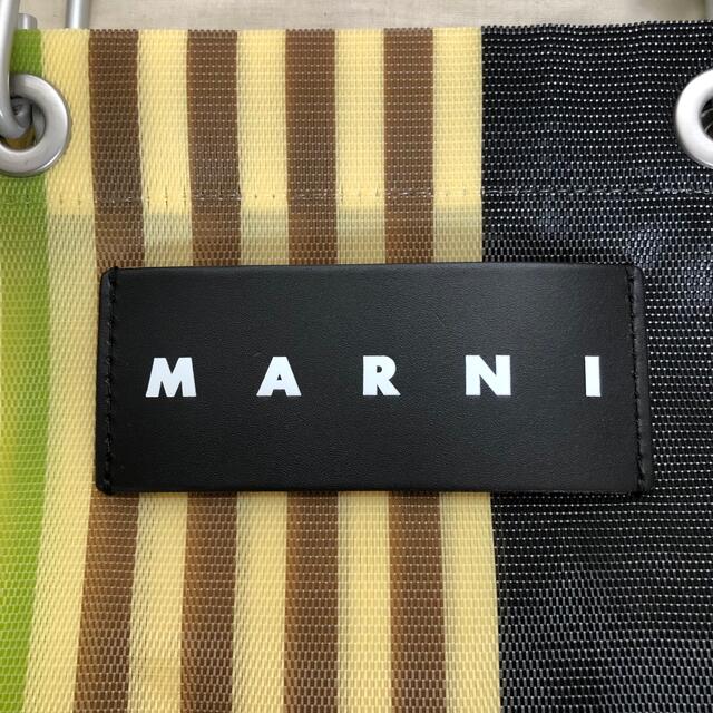 Marni(マルニ)のMARNI マルニ ストライプバッグミニ マルチグレー レディースのバッグ(トートバッグ)の商品写真