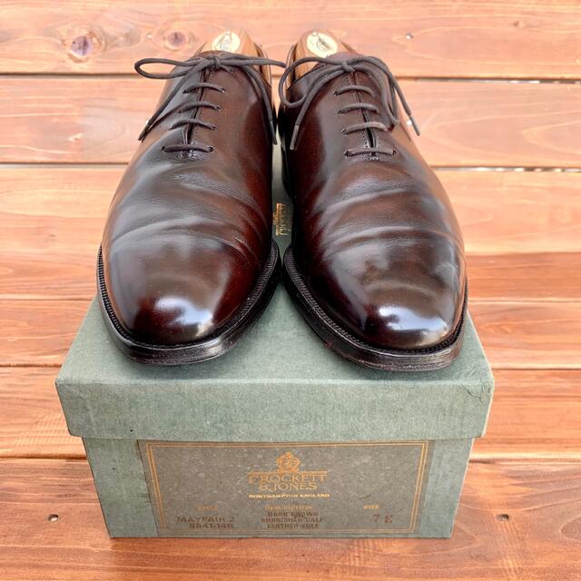 Crockett&Jones(クロケットアンドジョーンズ)の美品❗️英国名門《Crockett＆Jones》ホールカットMAYFAIR 7E メンズの靴/シューズ(ドレス/ビジネス)の商品写真