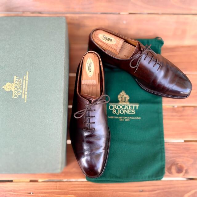 Crockett&Jones(クロケットアンドジョーンズ)の美品❗️英国名門《Crockett＆Jones》ホールカットMAYFAIR 7E メンズの靴/シューズ(ドレス/ビジネス)の商品写真