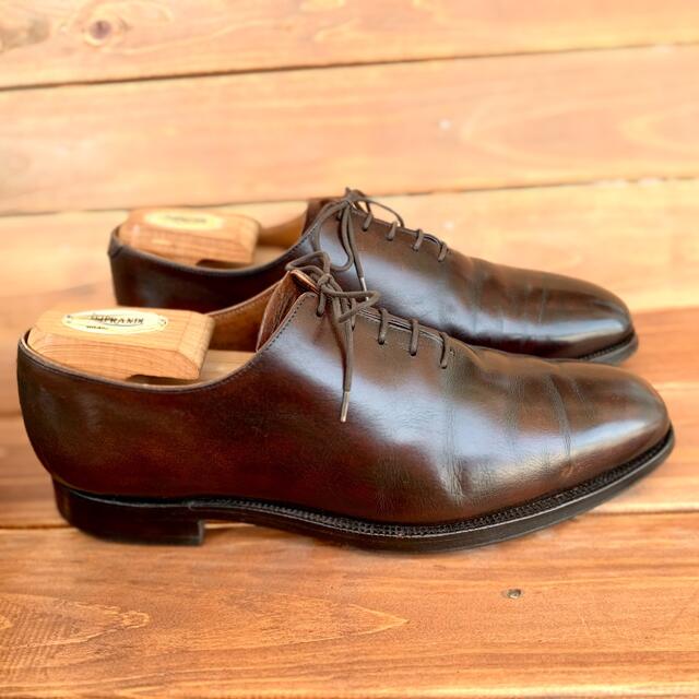 Crockett&Jones(クロケットアンドジョーンズ)の美品❗️英国名門《Crockett＆Jones》ホールカットMAYFAIR 7E メンズの靴/シューズ(ドレス/ビジネス)の商品写真