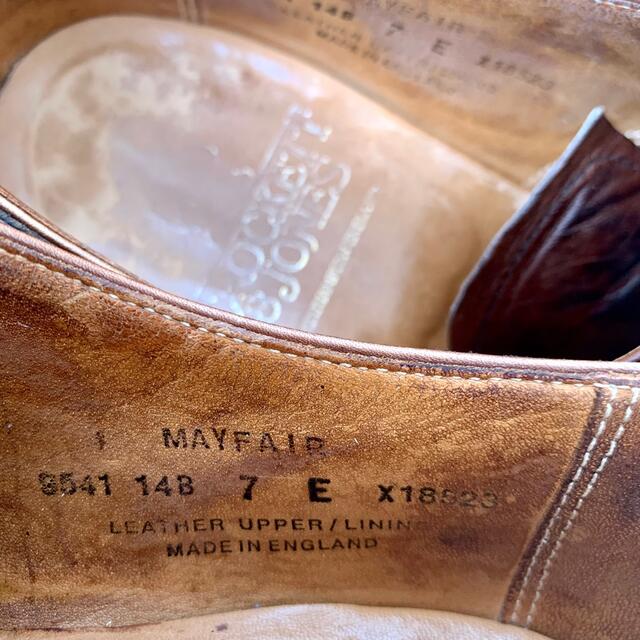Crockett&Jones(クロケットアンドジョーンズ)の美品❗️英国名門《Crockett＆Jones》ホールカットMAYFAIR 7E メンズの靴/シューズ(ドレス/ビジネス)の商品写真