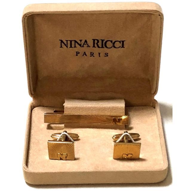 NINA RICCI(ニナリッチ)のNINA RICCI　ニナ リッチ ネクタイピン　カフスボタン　セット！ メンズのファッション小物(ネクタイピン)の商品写真