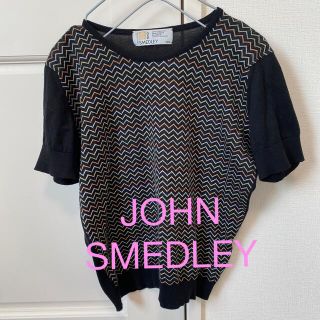 ジョンスメドレー(JOHN SMEDLEY)のJOHN SMEDLEY ニット　Tシャツ  MED 90s レディース(Tシャツ(半袖/袖なし))