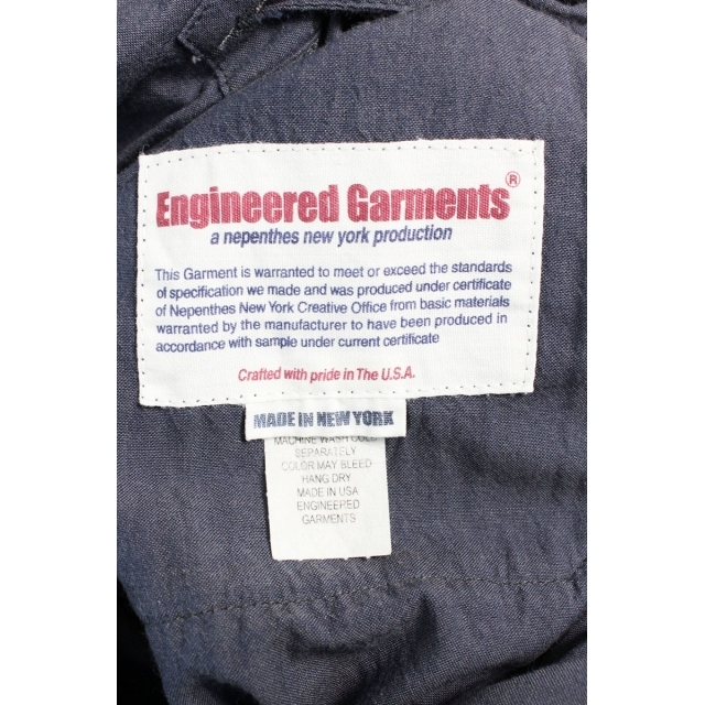 Engineered Garments(エンジニアードガーメンツ)のエンジニアードガーメンツ ノースリーブ コットン ラップワンピース 1 レディースのワンピース(ロングワンピース/マキシワンピース)の商品写真