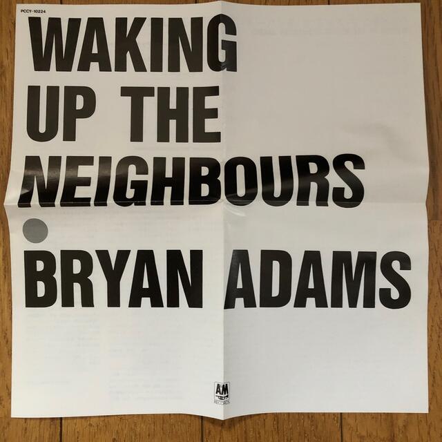 ブライアン アダムス/WAKING UP THE NEIGHBOURS エンタメ/ホビーのCD(ポップス/ロック(洋楽))の商品写真