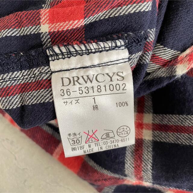 ZARA(ザラ)の【送料込み】美品DRWCYSチェックネルシャツ(サイズ1)ヴィンテージ風 レディースのトップス(シャツ/ブラウス(長袖/七分))の商品写真