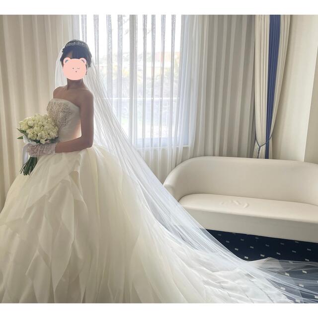 インターネットショッピングにて VERA WANG 三段ベール ヘッドドレス