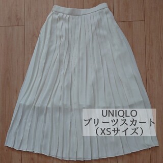ユニクロ(UNIQLO)のUNIQLO　プリーツスカート(ひざ丈スカート)