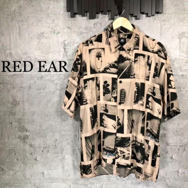 RED EAR』レッドイヤー (XL) 総柄半袖シャツ / ポールスミス 
