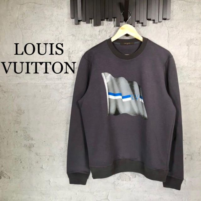 『LOUIS VUITTON』ルイヴィトン (L) 薄手スウェット状態目立った汚れ等少ない状態