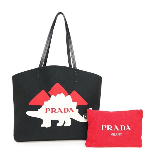 格安SALEスタート】 PRADA - プラダ キャンバス カナパ ロゴ トート