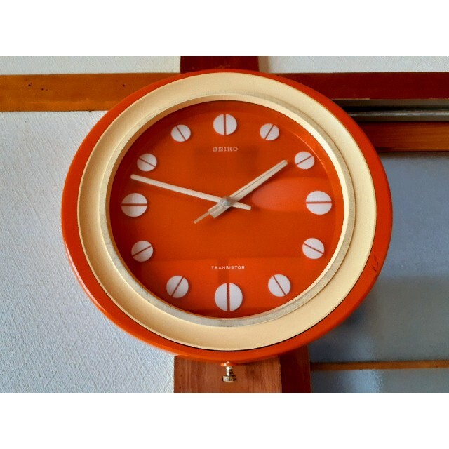 SEIKO トランジスタ 掛け時計 昭和レトロ スペースエイジ ポップ
