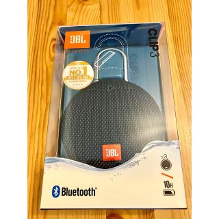 【新品未使用】JBL ポータブルBluetoothスピーカー CLIP3 ブルー(スピーカー)