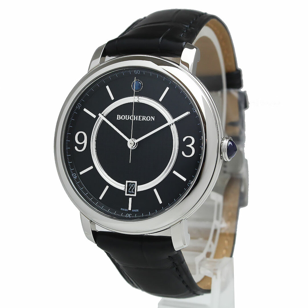 BOUCHERON - ブシュロン アリゲーター エピュール 腕時計 ブラック 黒（新品・未使用品）