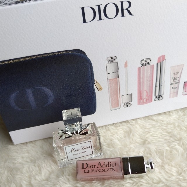 Dior - 新品♡ミスディオール ローズ&ローズミニ香水 アディクト リップ マキシマイザーの通販 by チョコバナナ's shop
