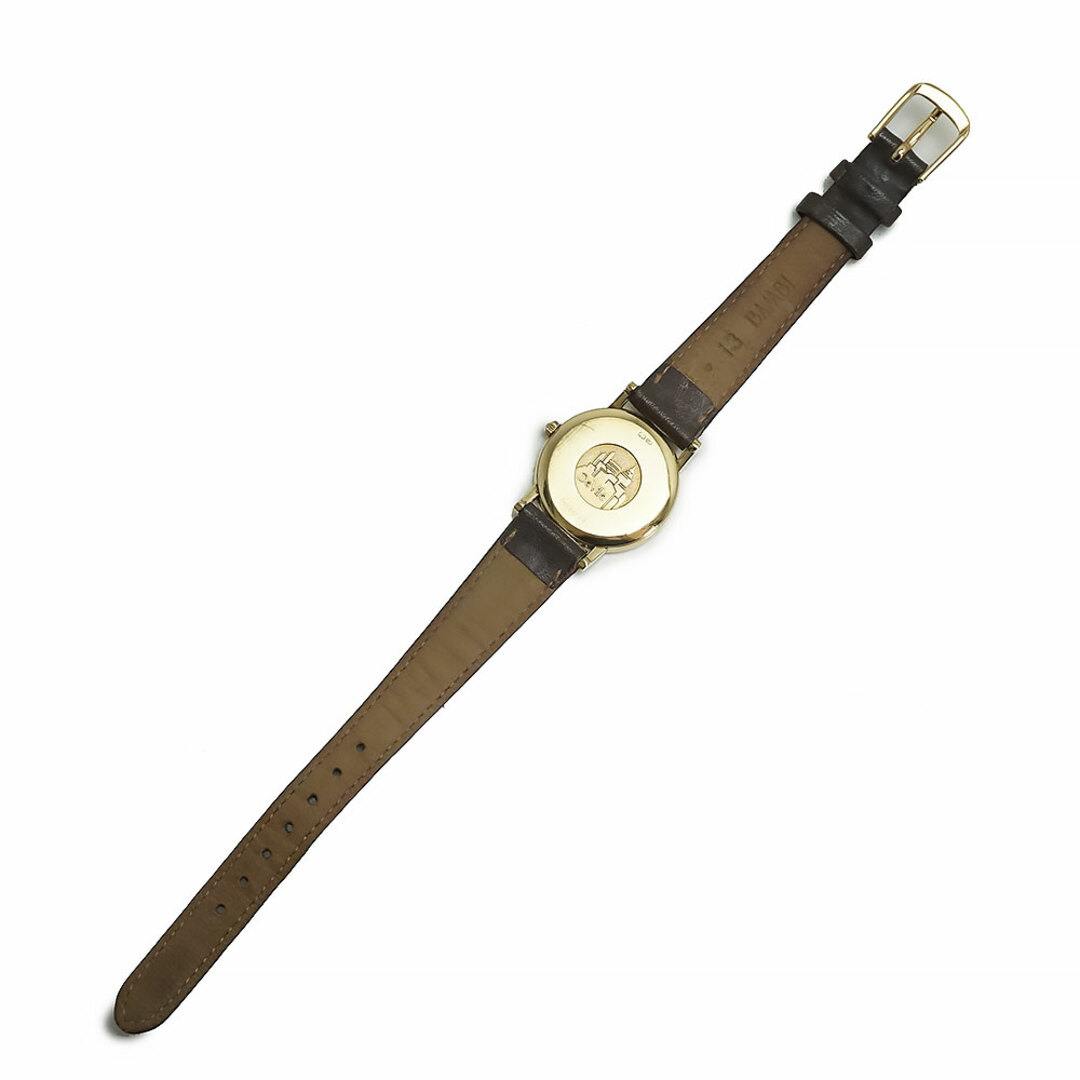 オメガ レザー K18YG デ ヴィル クオーツ レディース 腕時計