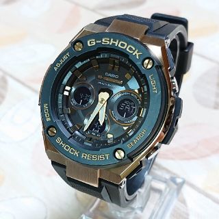 ジーショック(G-SHOCK)の美品【CASIO／G-SHOCK】電波タフソーラー デジアナ メンズ腕時計(腕時計(デジタル))