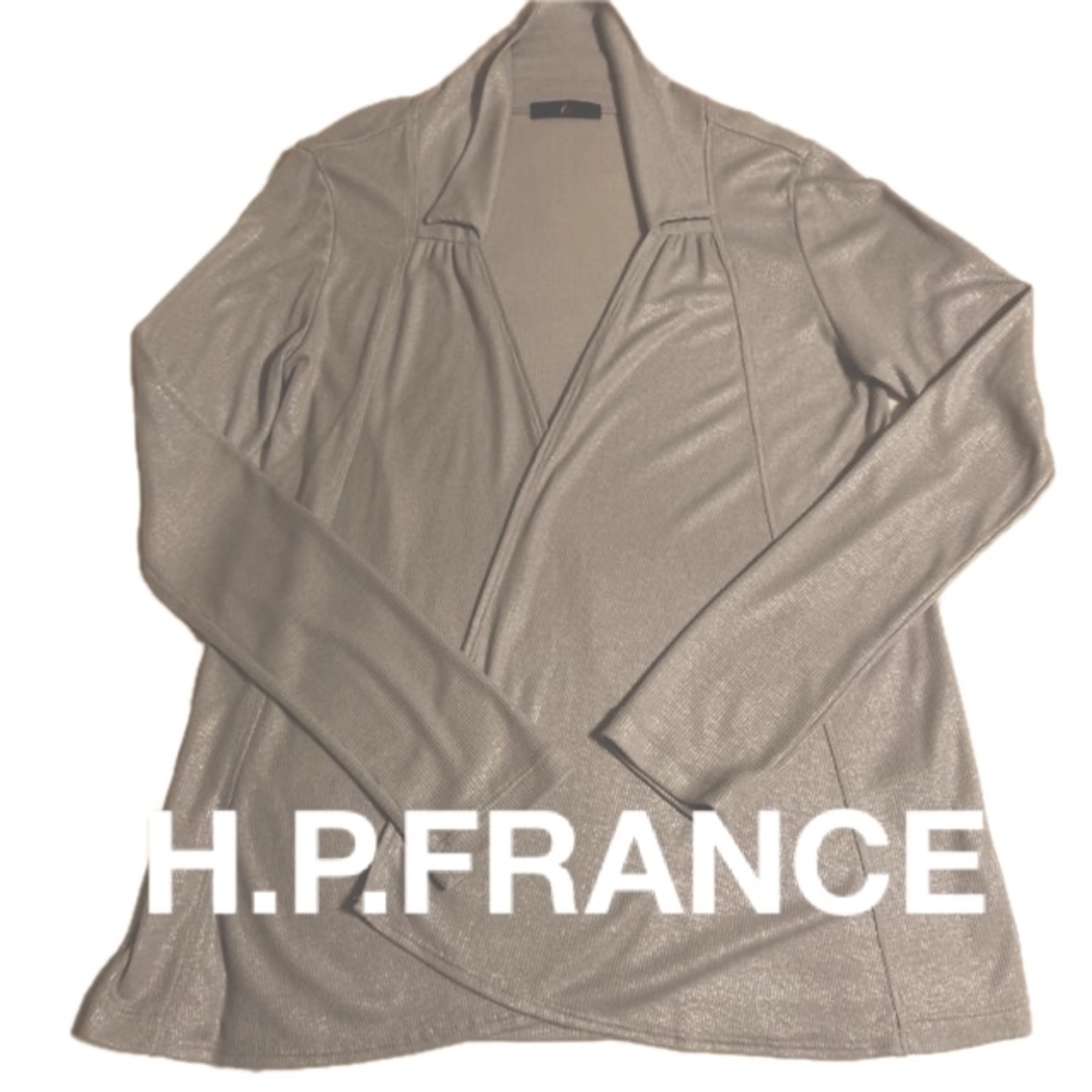 H.P.FRANCE(アッシュペーフランス)のH.P.FRANCE カーディガン レディースのトップス(カーディガン)の商品写真