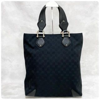 今ならほぼ即納! - Gucci GUCCI ブラック 黒 トートバッグ レザー