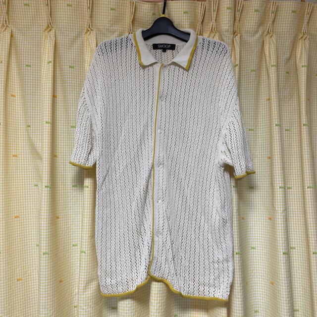 SHOOP 21ss JULY CROCHET KNIT SHIRT メンズのトップス(シャツ)の商品写真