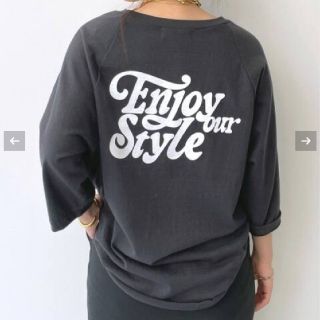 アパルトモンドゥーズィエムクラス(L'Appartement DEUXIEME CLASSE)のアパルトモン【Americana】Print Raglan T-sh(Tシャツ(長袖/七分))