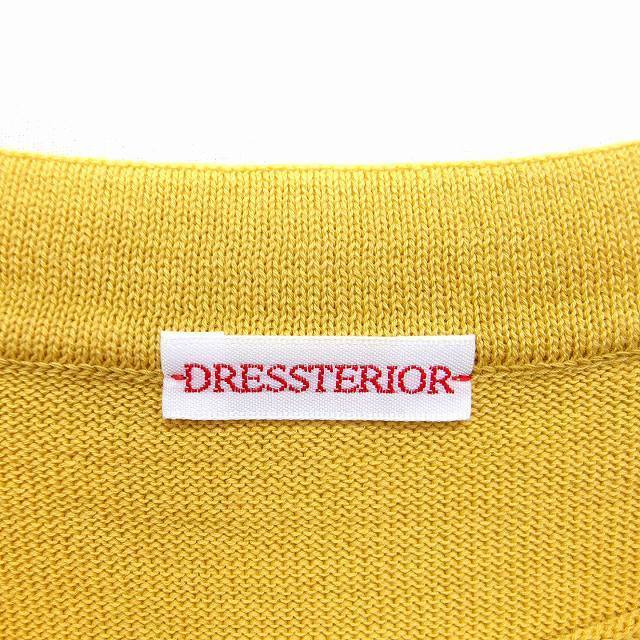 DRESSTERIOR(ドレステリア)のドレステリア DRESSTERIOR ニット セーター 七分袖 ボートネック レディースのトップス(ニット/セーター)の商品写真